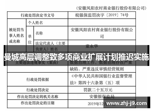 曼城高层调整致多项商业扩展计划推迟实施